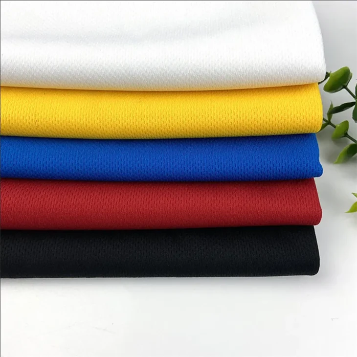 Bird Eye Hole Mesh Jersey Fabric in stock