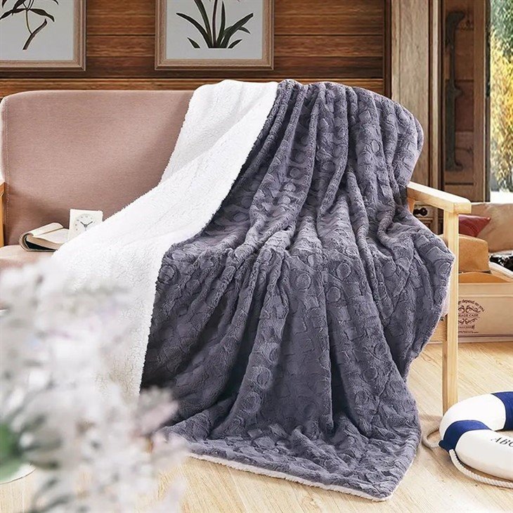 sherpa blanket for sofa