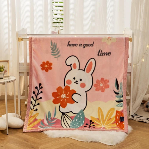 100% polyester raschel blanket