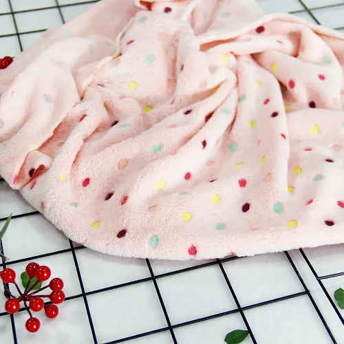 Coral Fleece Throw 