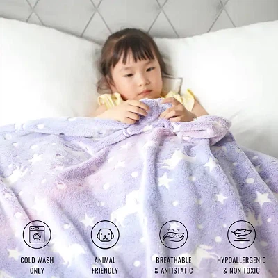 Purple Luminous Blanket
