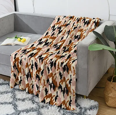 בד פלנל הסוואה 100 אחוז פוליאסטר