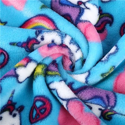 100% בד הדפסת פוליאסטר לילדים פיג'מה