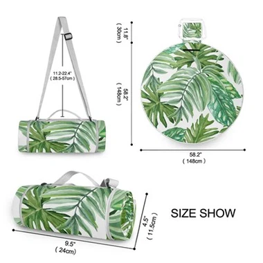 שמיכת פיקניק בחוף