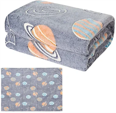 שמיכה סופר רכה זוהרת